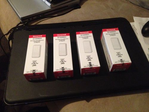 NEW !!  4 HONEYWELL 5816 WMWH WIRELESS DOOR/WINDOW TRANSMITTERS