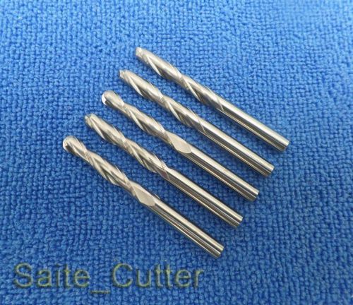 5 pcs Ball Nose Carbide Endmill double flutes CNC Router Bits  4mm x 22mm