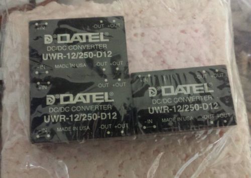 Datel UWR-12/250-D12 DC/DC Converter lot of 3