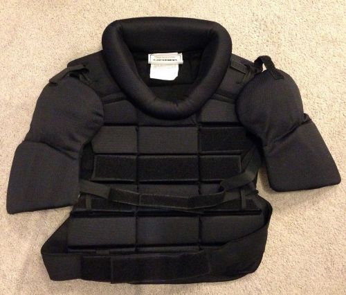 ~HATCH CENTURION CHEST &amp; SHOULDER PROTECTOR BLACK ANTI-RIOT GEAR MEDIUM / LARGE