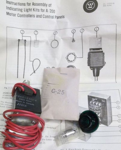 WESTINGHOUSE PLK-11 INDICATING LIGHT KIT 120V  NEMA 12 1265C24G14 ANK4  (DR3H1)