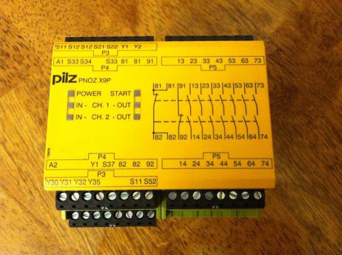 PILZ PNOZ X9P 24VDC 7n/o 2n/c 2so SAFETY RELAYS, 24VDC, 5.5W