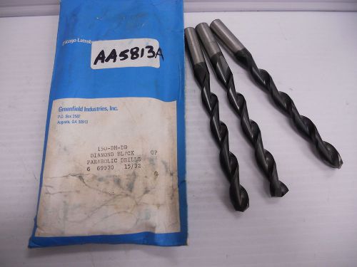 GREENFIELD150DH-DB 15/32 DIAMOND BLACK DRILLS(AA5813A-6)