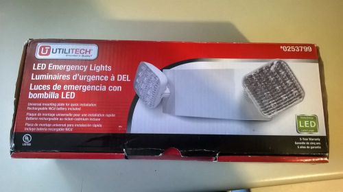 Utilitech LED Hardwired Emergency Lights Back-up Safety Lights Universal Mount