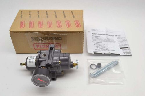 FISHER 67CFR-235/GF GAUGE 0-30PSI 250PSI 1/4 IN NPT PNEUMATIC REGULATOR B408420