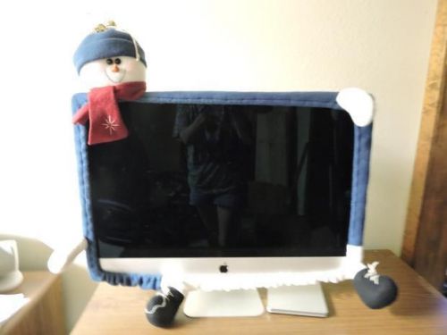 COMPUTER MONITOR DECORATION - SNOWMAN