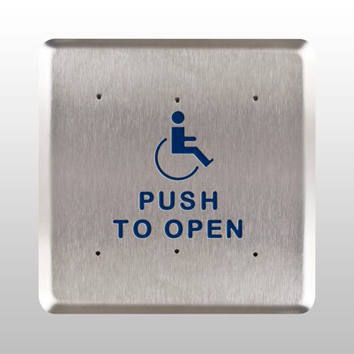 Bea 6&#034; square push plate: pbs6 series for sale