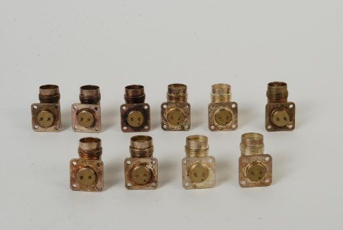 Lot of 10 Amphenol 22925 RA Plug