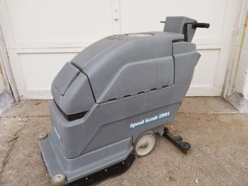 NOBLES TENNANT SPEED SCRUB 2001 SS2001 WALK BEHIND SCRUBBER