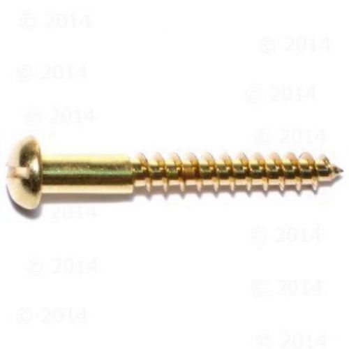 Hard-to-Find Fastener 014973132538 14-Inch x 2-Inch Slotted Round Wood Screws  1