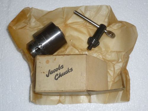 Jacobs Chucks Model 7 B Plain Bearing Part No. 761 Factory Reconditioned w/ Key