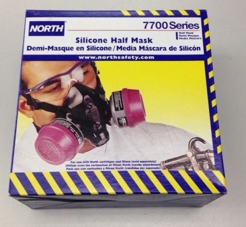 North 770030S Silicone Half Mask Respirator Small (NEW) (5C2)