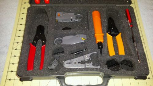 Communication Telecom Cutter Stripper Punch Tool Kit Set