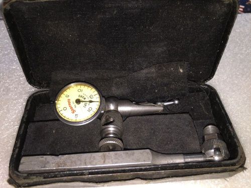 Antique LS Starrett Last Word 711-F Test Precision Dial Indicator Gauge w/casee