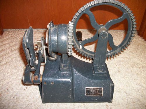 STAR - MODEL H  - WINDOW SHADE CUTTER MACHINE mfgd. St. Joseph Michigan