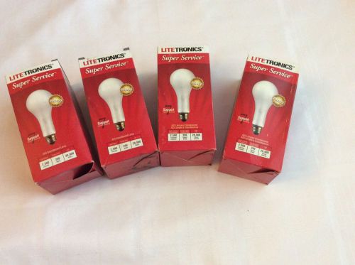 Litetronics L-181 200W/A23/120/FR Super Service Incadescent Lamp 4 Per Box