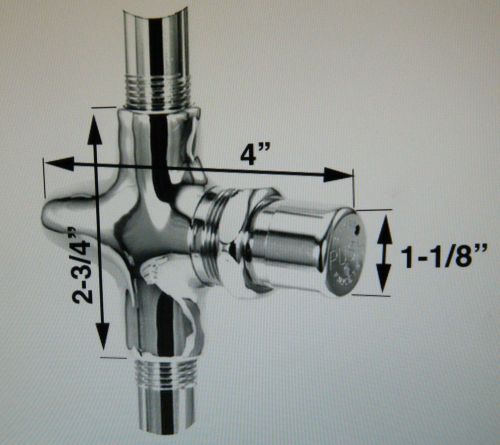 Push Button Self Closing 180 Degree Valve