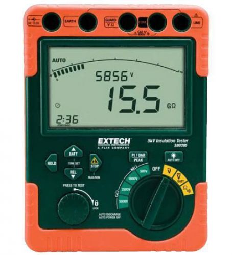 EXTECH 380396 Digital High Voltage Insulation Tester, US Authorized Dealer NEW