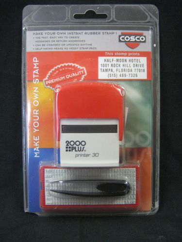 New cosco 2000 plus printer 30 make your own instant stamp rubber mip 722 329 00 for sale