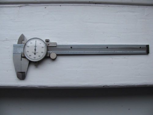 BROWN &amp; SHARPE Precision Dial Caliper Measuring Range: 0 to 6&#034; 579