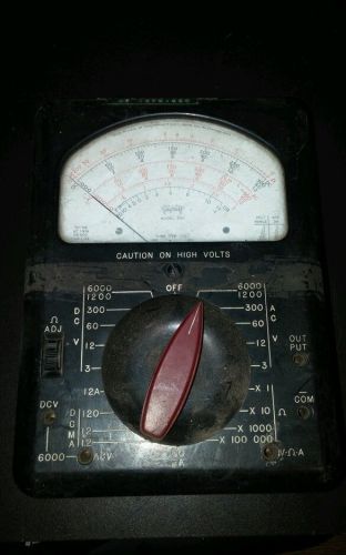 Triplet Meter 630-A Model Vintage multimeter tester bakelite