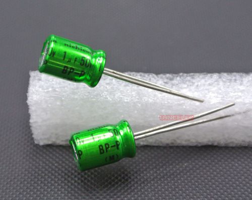 10pcs 1uF 50V Nichicon Muse ES BP BI-POLARIZED Electrolytic Capacitor