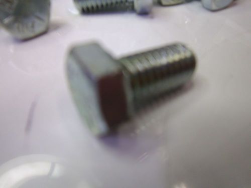 HEX HEAD CAP SCREWS 3/8-16 X 3/4&#034; GRADE 5 ZINC (QTY 50) #J55040