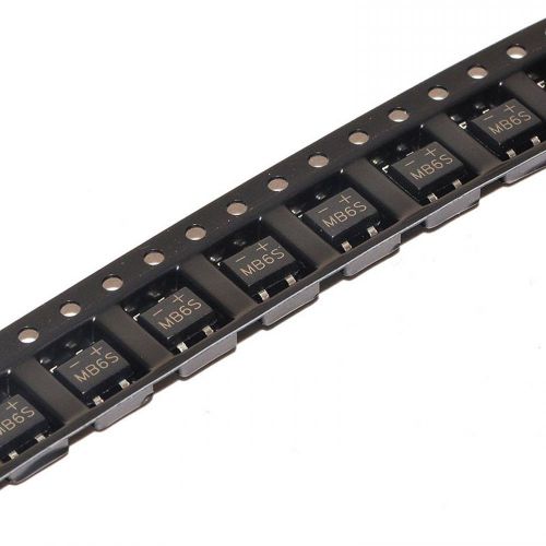 20PCS SMD MB6S Rectifier Bridge Bridge Rectifier 600V / 0.5A SOP-4