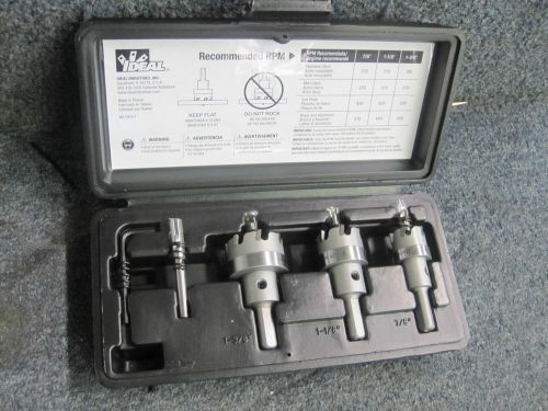 IDEAL 36-311 TKC CARBIDE 4PC HOLE CUTTER KIT