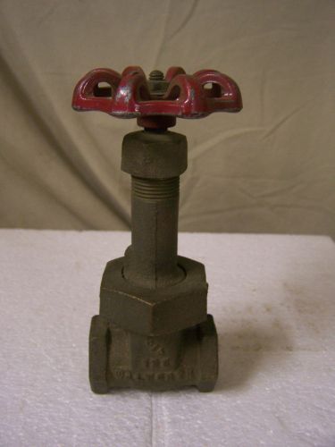 Walworth Gate Valve  Bronze  3/4&#034; 125 Walworth No. 2-3