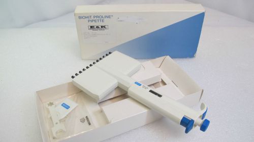 Biohit proline pipette  # 72033012  channel:digital:50-250 ul 5.0 ul increments for sale