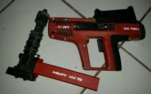 Hilti DX 750i and a MX 75 attachment Read! Please