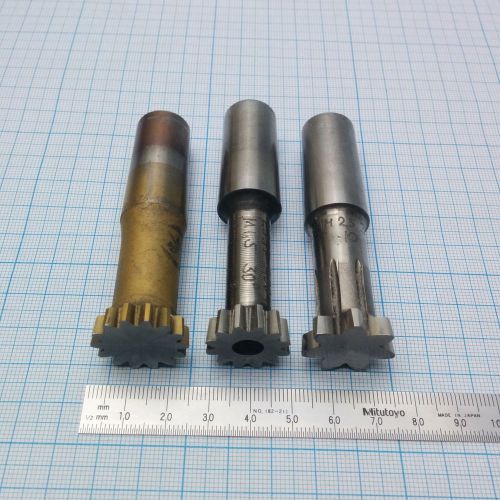 Gear Shaper Cutter Set M1.5 Z14, M1.5 Z12, M2.5 Z7 PA30 HSS Zahnradfraser