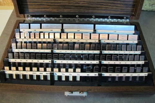 STARRETT / WEBBER  RS81A1  GAGE BLOCK SET