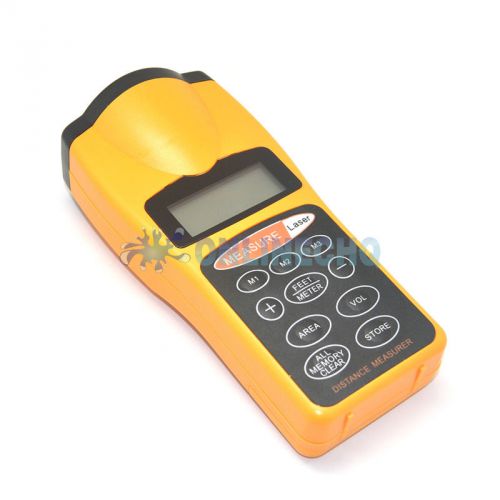 Ultrasonic LCD Distance Measurer Laser Point Area Volume Measurement Measure