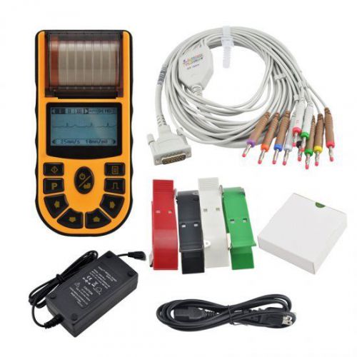 CONTEC Digital 1-channel Handheld Electrocardiograph ECG Machine EKG Machine CE