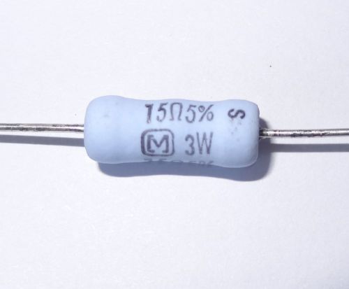 12 pcs,  15 ohm, 3W , ERG-3SJ150, metal oxide film resistors