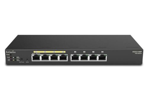 EnGenius 8 Port Gigabit Smart Switch Including 4P