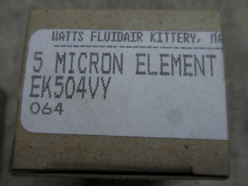 (rr2-2) 1 lot of 2 nib watts fluidair 5 micron filter element kits for sale