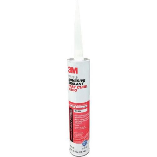 12-Pack 3M 10oz Fast Cure 5200 White Marine Adhesive Sealant Specialty Caulk