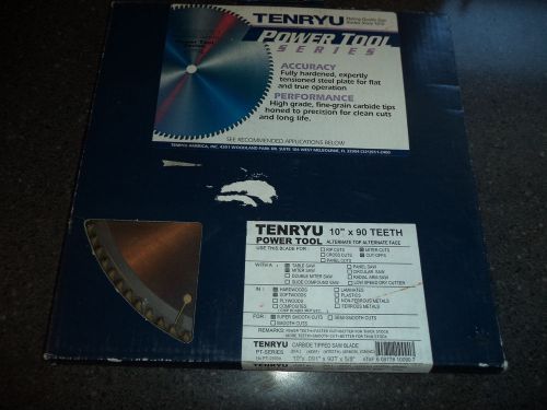 NEW TENRYU 10&#034; /90 TOOTH CARBIDE SAW BLADE