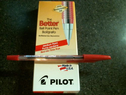 POLIT BETTER BALL POINT PEN RED 12PK. 37711 MED.POINT