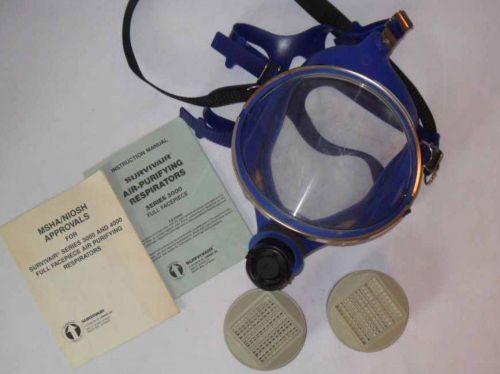 Survivair 3000 Series Full Facepiece Respirator with Original Box