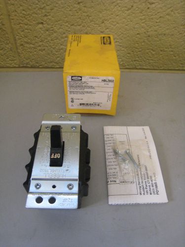 New Hubbell HBL7832 7832 30A 2P 600V HBL Motor Controller Switch Free Shipping