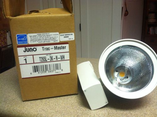 juno Trac-Master T265L-3K-N-WH Track Lighting NIOB NEW