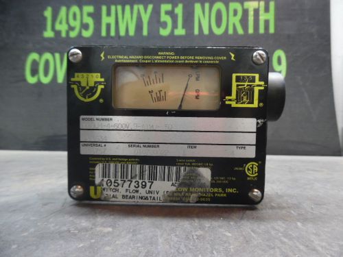 UNIVERSAL FLOW SWITCH, 02GLM-4-600V.9-A1W-.50, SN:010700022, TYPE: 4, NEW