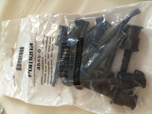 5 pcs Pomona Minigrabber black for building own cables