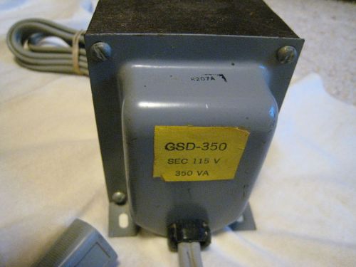 Vintage Stancor GSD-350 PRI 230V SEC 115V Transformer 350VA