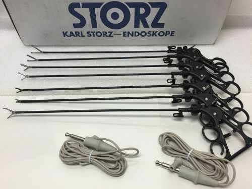 9pcs Set - Storz CLICKLINE® Rotating laparoscopic Instruments electrosurgical