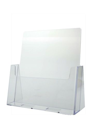 Acrylic 8.5&#034; x 11&#034; Magazine, Brochure, or Flyer, Holder - Clear S120